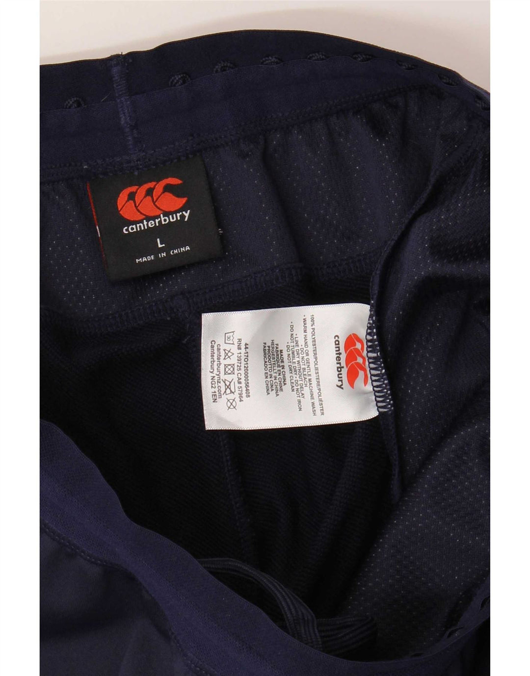 Canterbury Mens IRFU Tracksuit Trousers Joggers Large Navy Blue Polyester