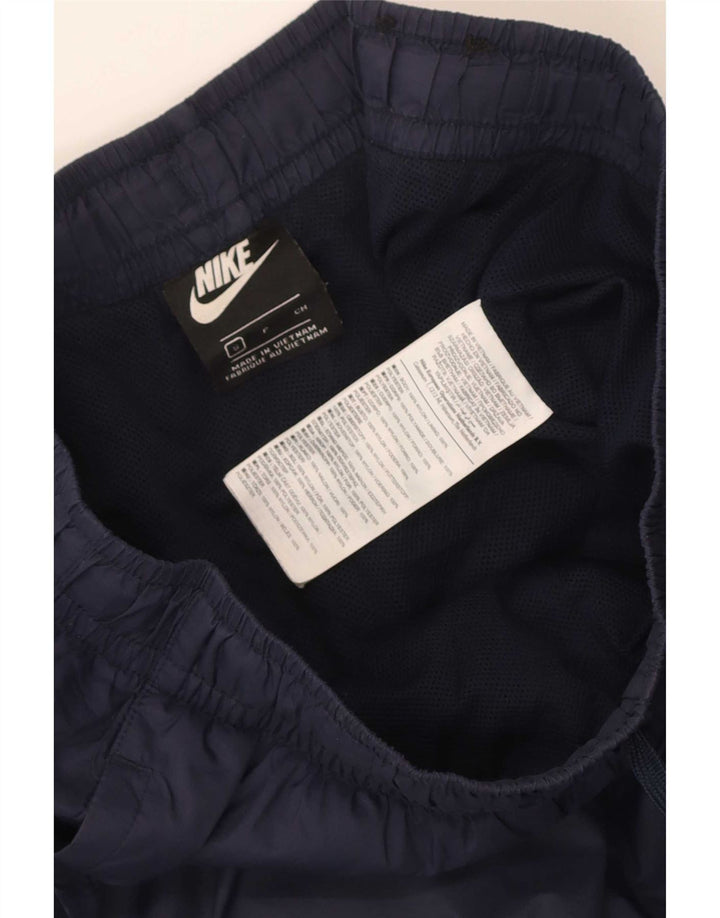 Nike Mens Tracksuit Trousers Joggers Small  Navy Blue Nylon