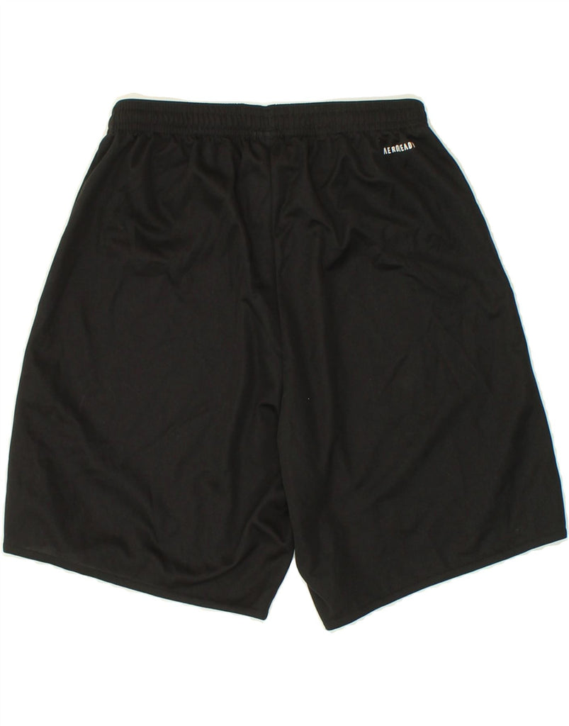 ADIDAS Mens Sport Shorts Small Black Polyester | Vintage Adidas | Thrift | Second-Hand Adidas | Used Clothing | Messina Hembry 