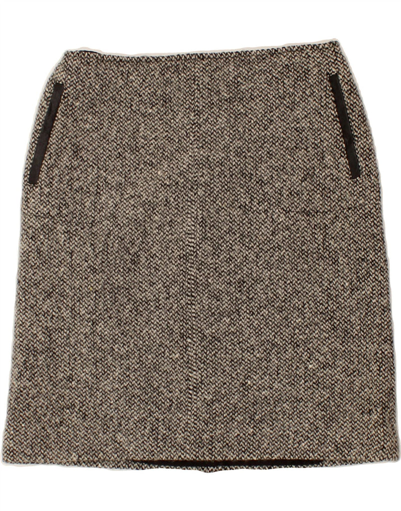 NEW PENNY Womens Straight Skirt UK 8 Small W27  Grey Wool Vintage New Penny and Second-Hand New Penny from Messina Hembry 