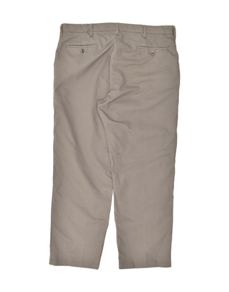 LEE Mens Total Freedom Classic Fit Chino Trousers W38 L30 Grey Polyester | Vintage Lee | Thrift | Second-Hand Lee | Used Clothing | Messina Hembry 