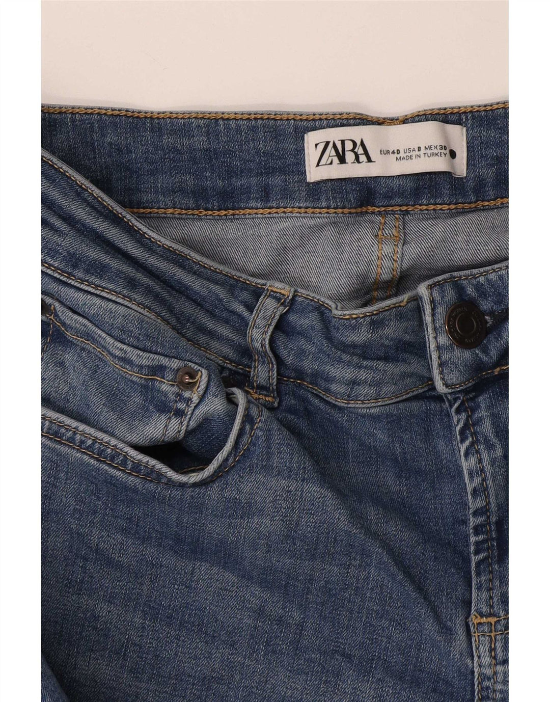 Zara Womens Bootcut Jeans EU 40 Medium W30 L29 Blue