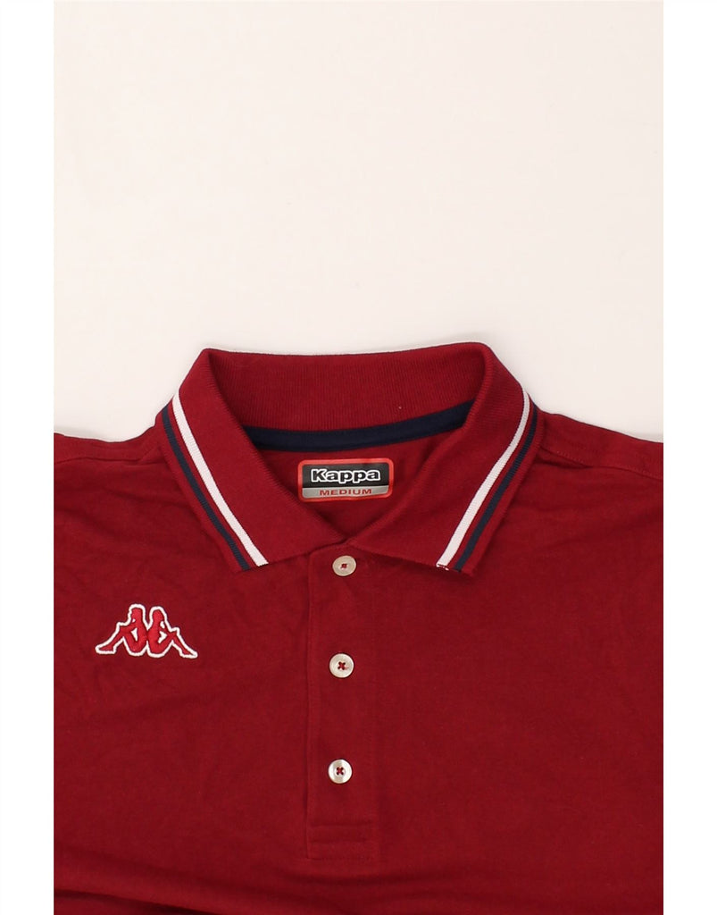 KAPPA Mens Polo Shirt Medium Red Cotton | Vintage Kappa | Thrift | Second-Hand Kappa | Used Clothing | Messina Hembry 