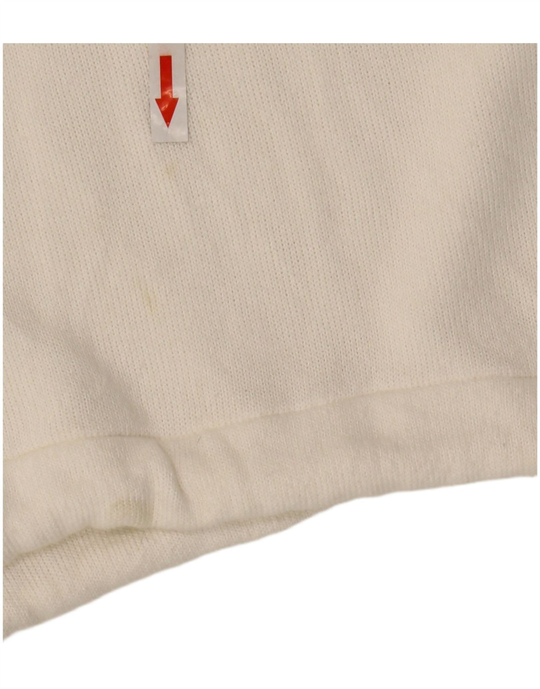 Zara Womens Crop Sweatshirt Jumper UK 10 Small White