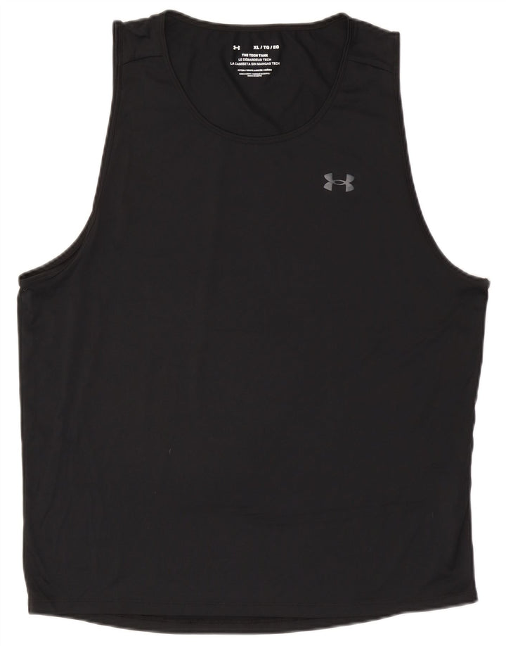 Under Armour Mens Vest Top XL Black Polyester