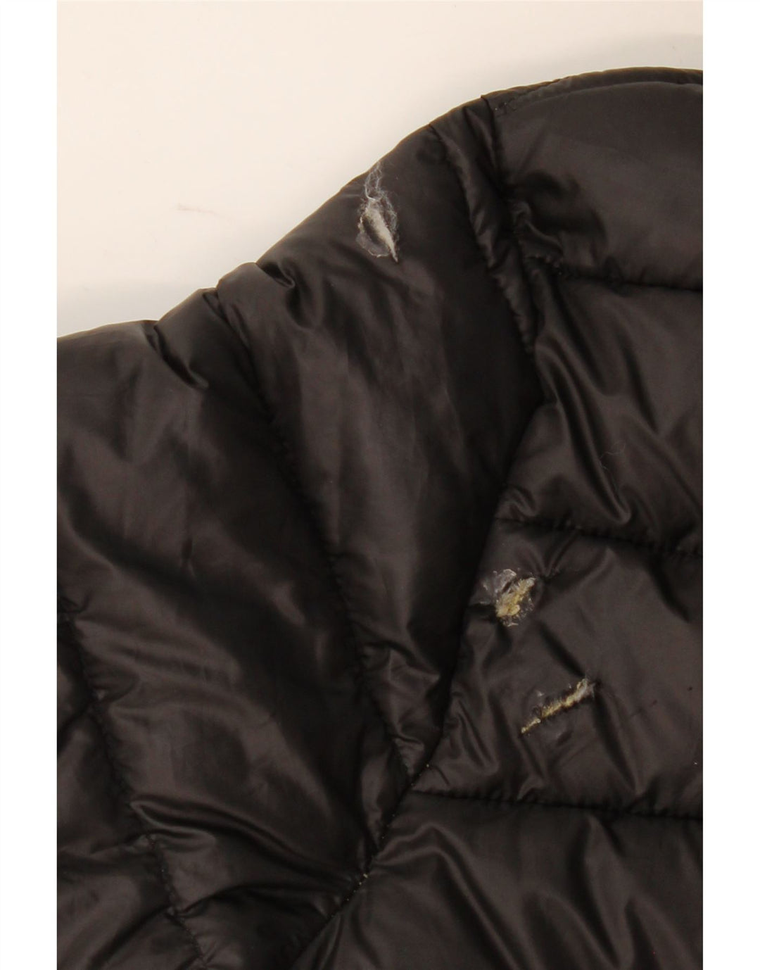 Champion Boys Hooded Padded Jacket 11-12 Years Large Black Polyester