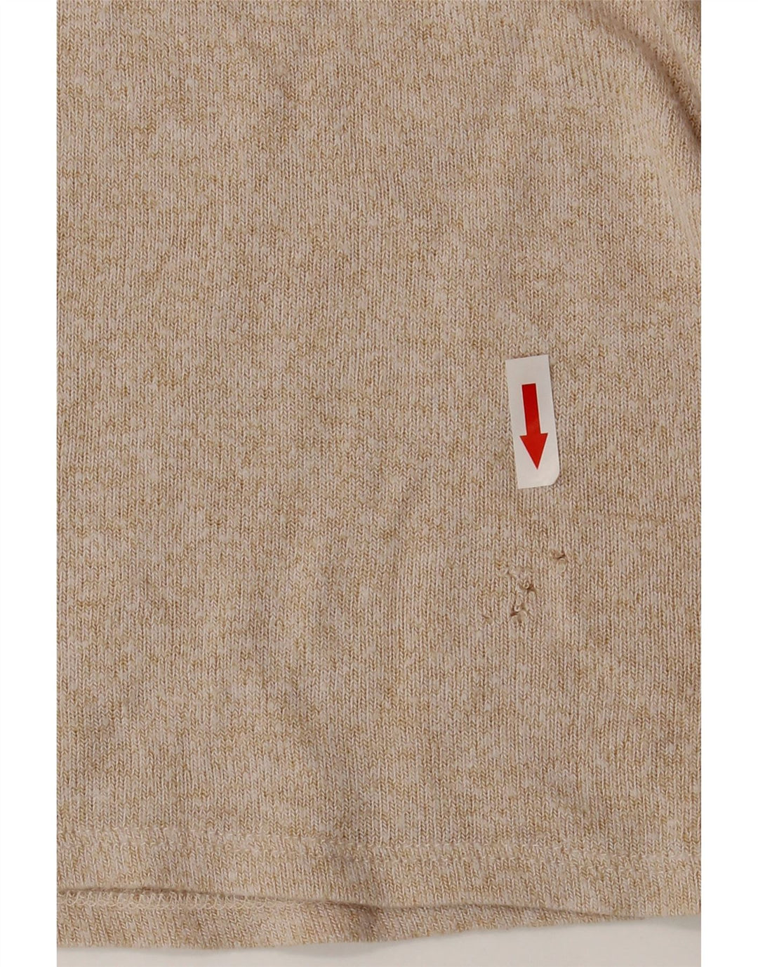 Zara Womens Blouse Top UK 14 Large Beige Viscose