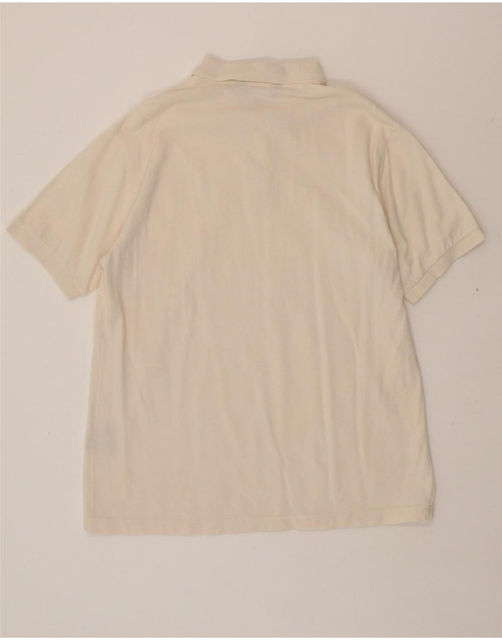 KAPPA Mens Polo Shirt XL White Cotton Vintage Kappa and Second-Hand Kappa from Messina Hembry 