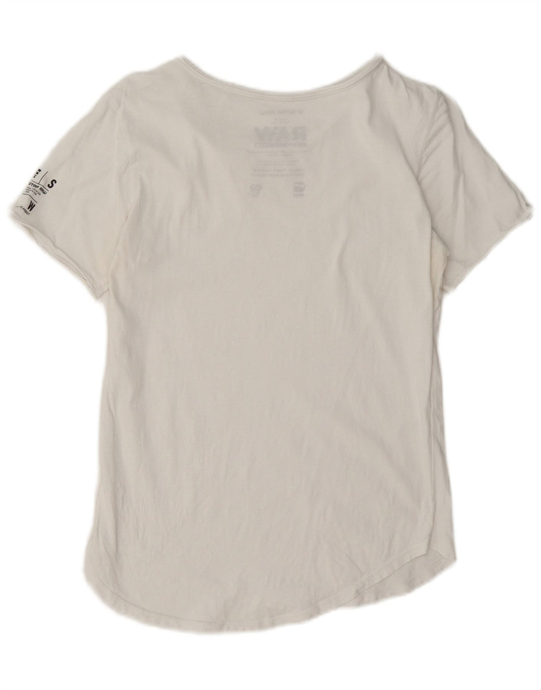 G-Star Mens Graphic T-Shirt Top Small White