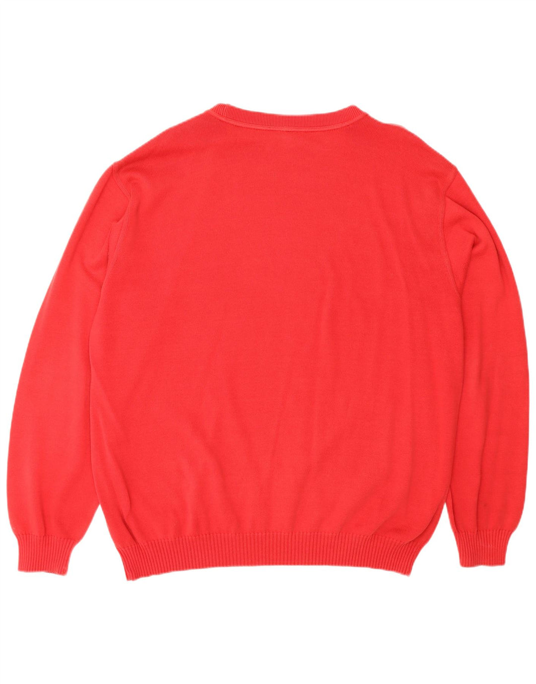 Paul & Shark Mens Crew Neck Jumper Sweater Large Red Cotton