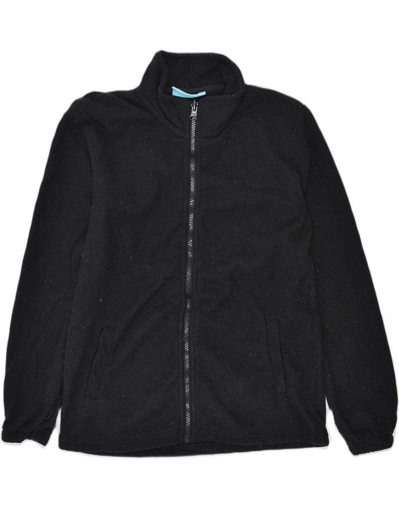 MOUNTAIN WAREHOUSE Boys Fleece Jacket 12-13 Years Black Polyester | Vintage | Thrift | Second-Hand | Used Clothing | Messina Hembry 