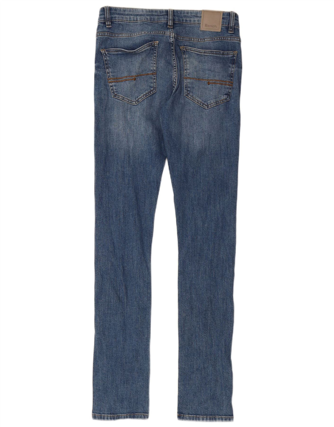 BENCH Mens Skinny Jeans W29 L34 Blue Cotton