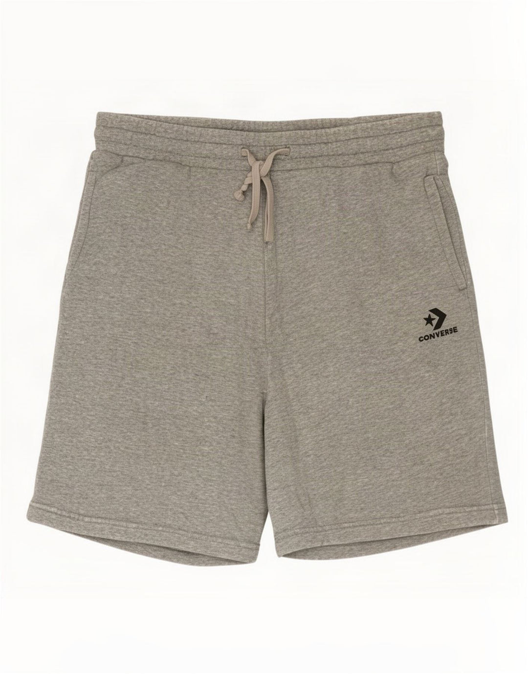 Converse Mens Sport Shorts Medium Grey Flecked Cotton