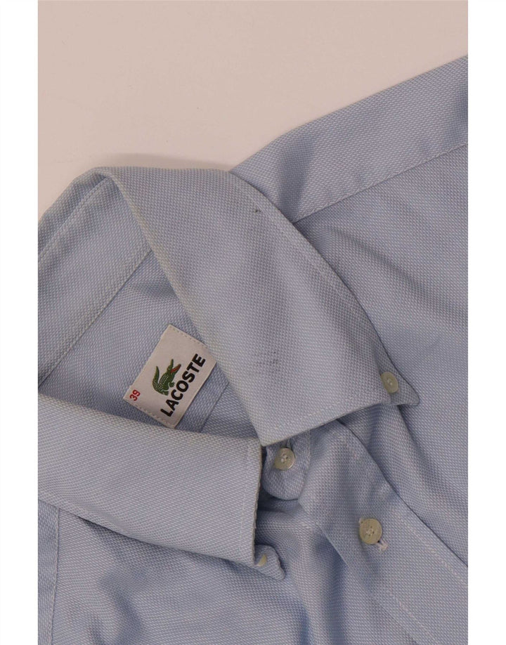 Lacoste Mens Shirt Size 39 Medium Blue