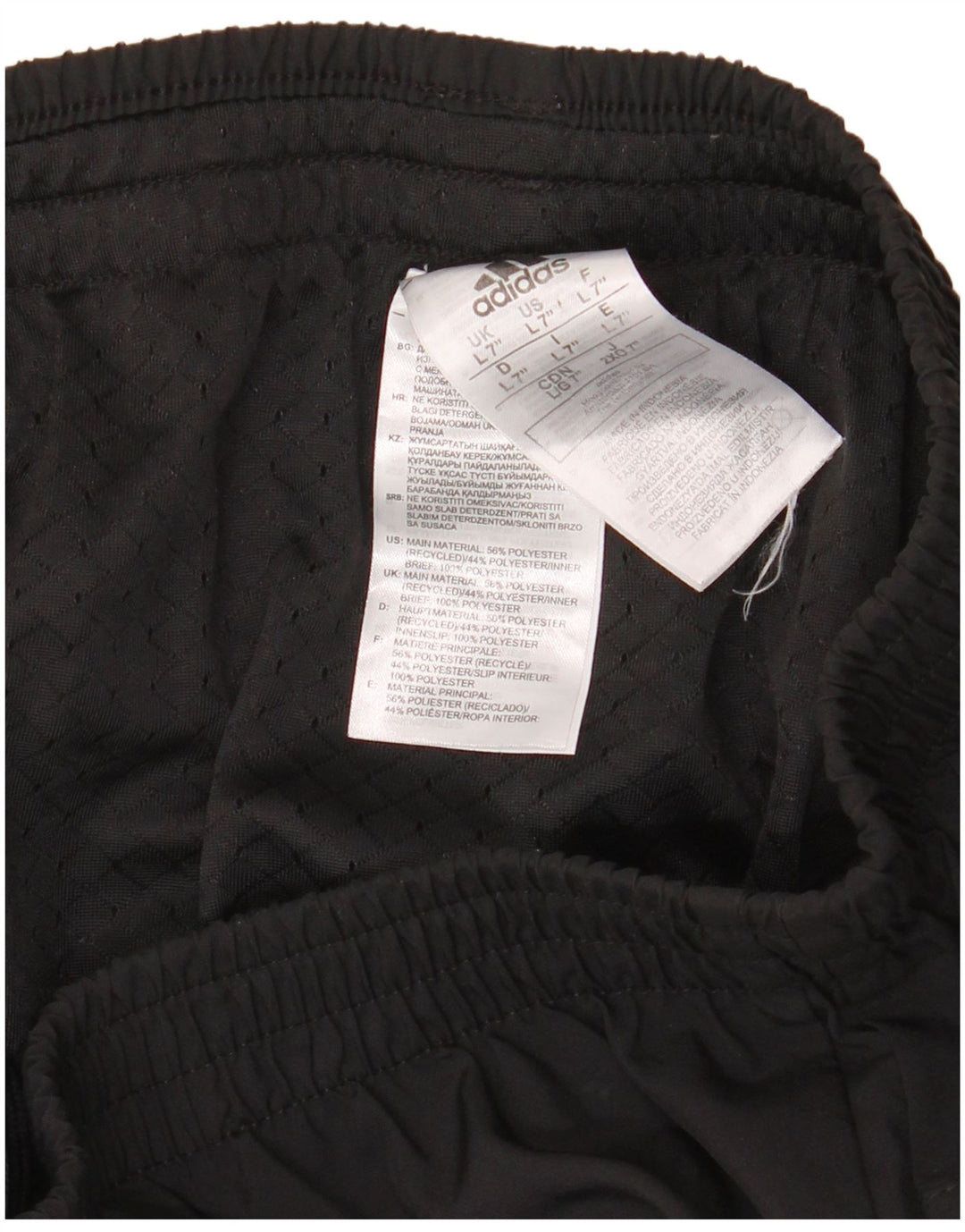Adidas Mens Large  Black Polyester