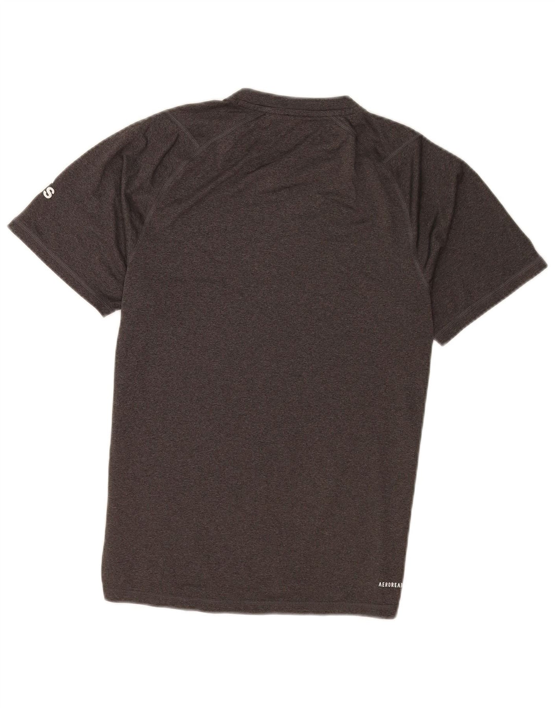 Adidas Mens Aeroready T-Shirt Top Small Grey Polyester