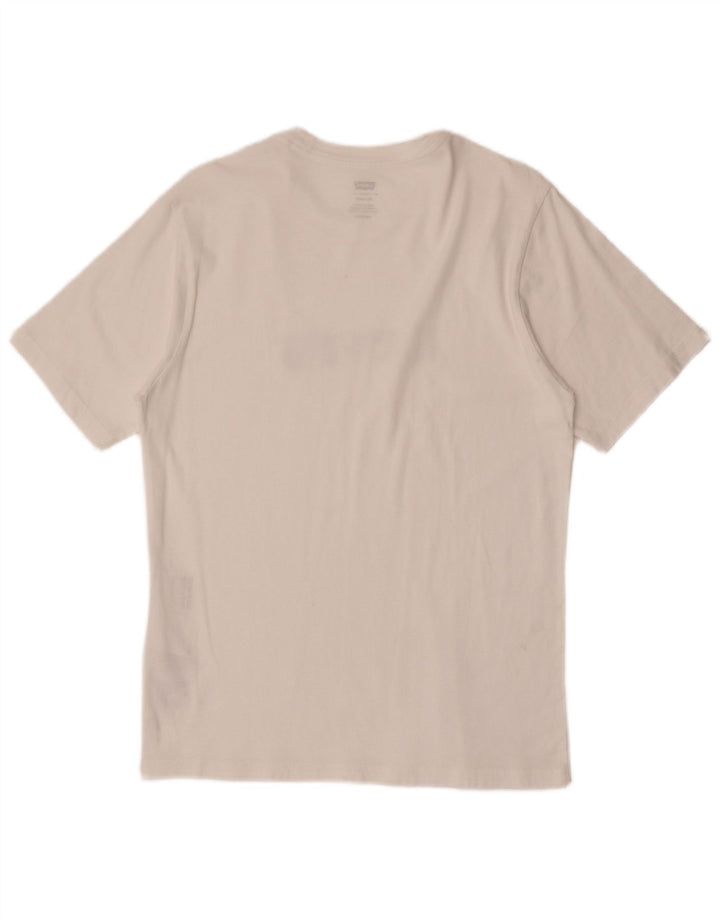 Levi's Mens Relaxed Graphic T-Shirt Top XS White Cotton