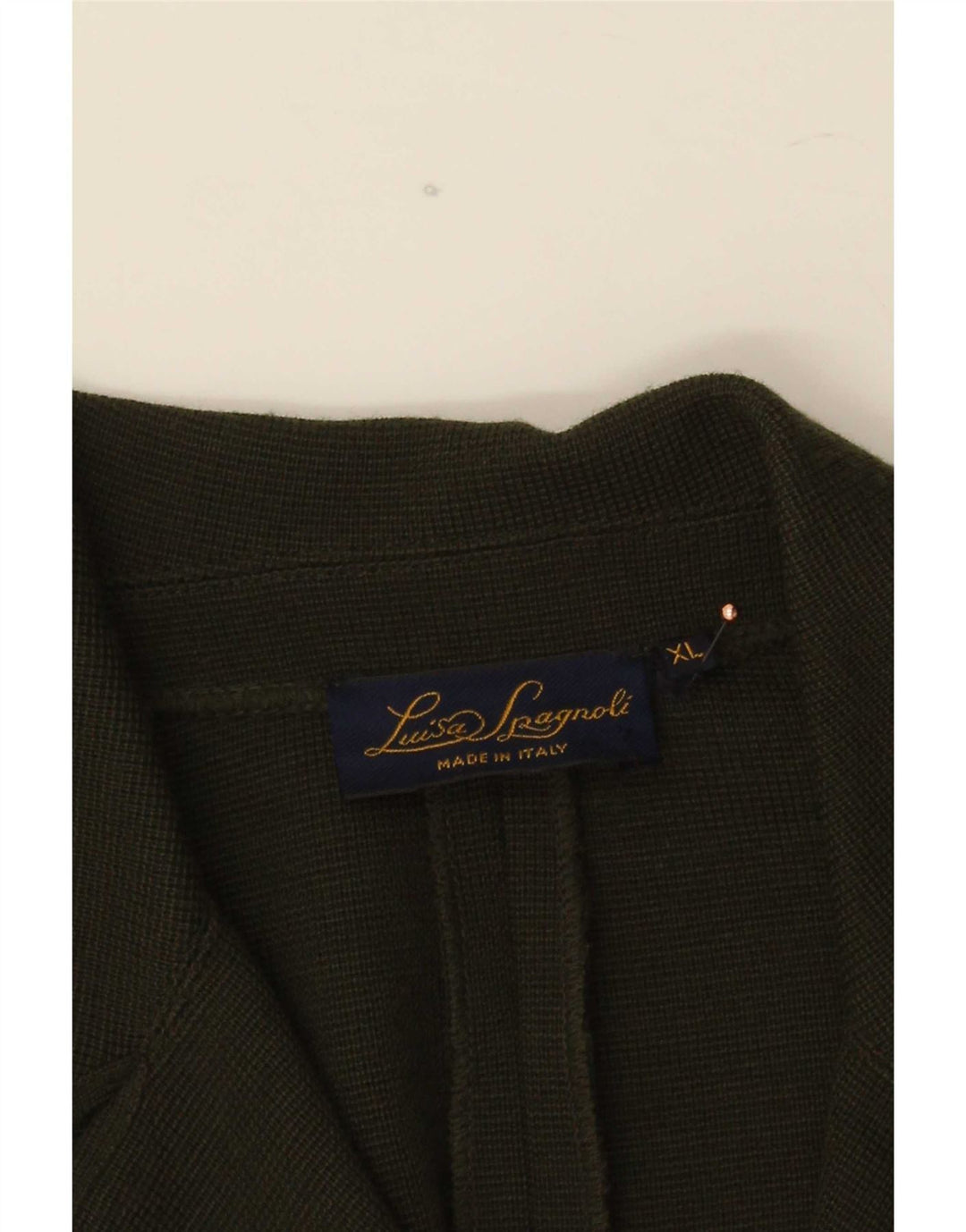 Luisa Spagnoli Womens 1 Button Blazer Jacket UK 18 XL Green