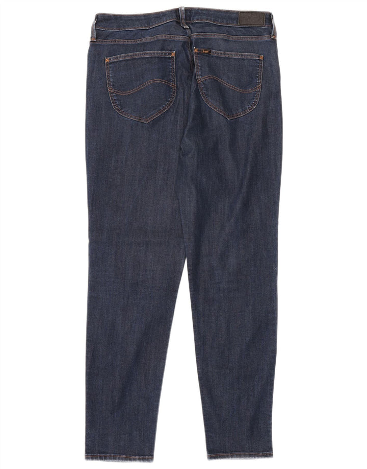 Lee Womens Scarlett High Skinny Jeans W32 L31 Blue Lyocell