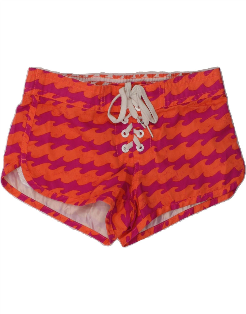 BILLABONG Girls Swimming Shorts 13-14 Years Medium Pink Colourblock | Vintage Billabong | Thrift | Second-Hand Billabong | Used Clothing | Messina Hembry 