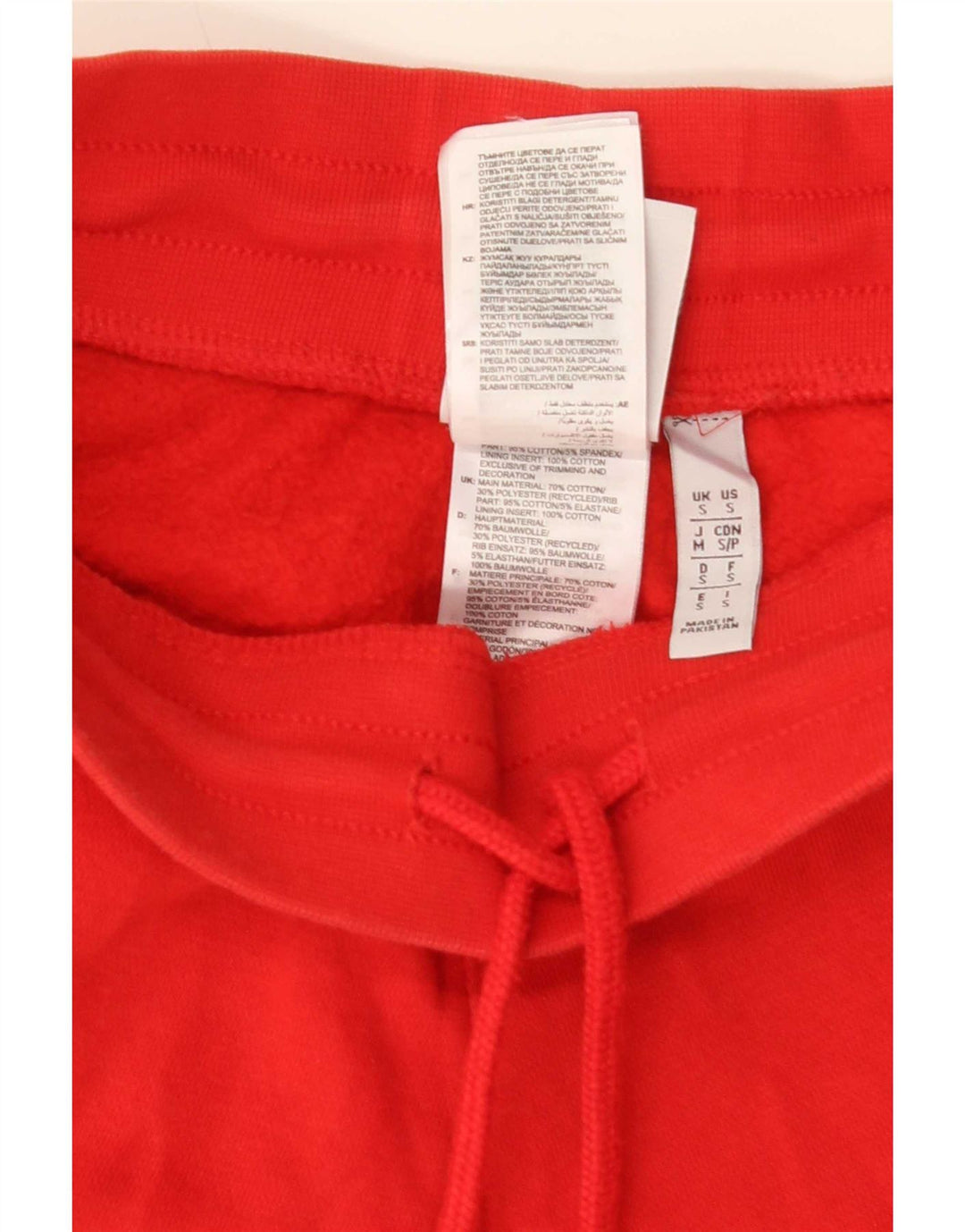 Adidas Mens Tracksuit Trousers Joggers Small Red Cotton