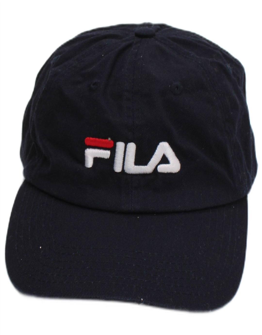 Fila Mens Graphic Baseball Cap One Size Navy Blue Cotton