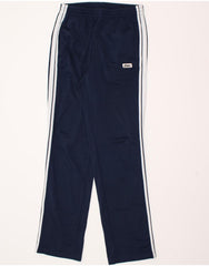 ASICS Womens Tracksuit Trousers UK 14 Large  Navy Blue Polyester