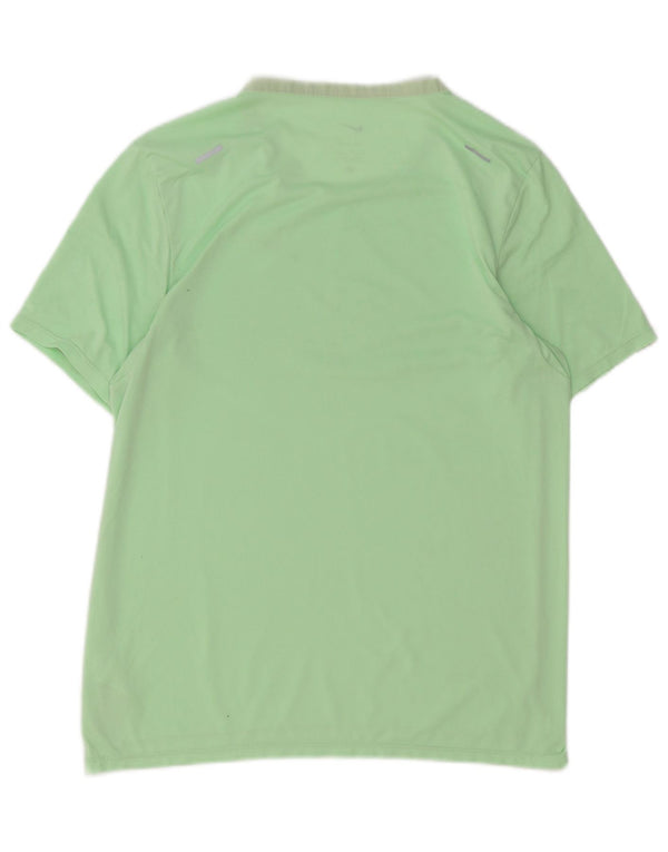 Nike Mens Dri Fit T-Shirt Top Small Green Polyester