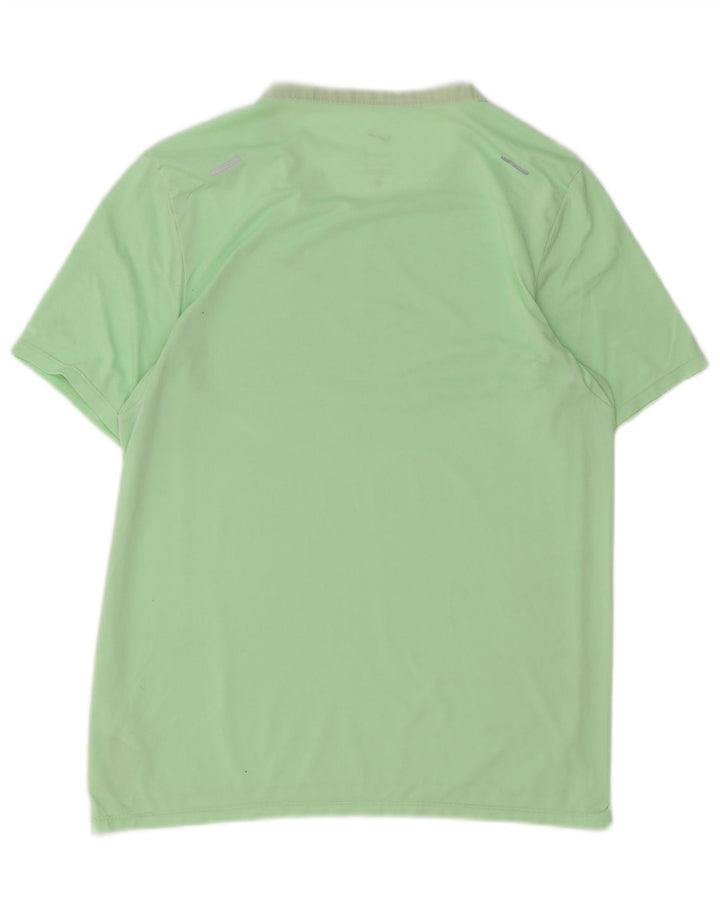 Nike Mens Dri Fit T-Shirt Top Small Green Polyester