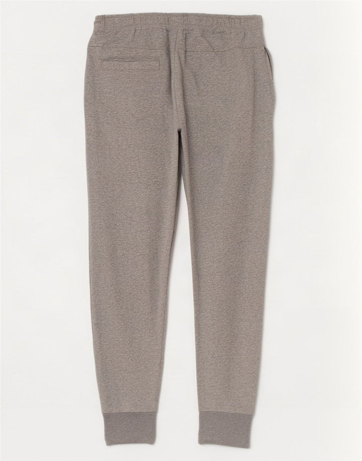Zara Mens Tracksuit Trousers Joggers Large Grey Flecked Cotton