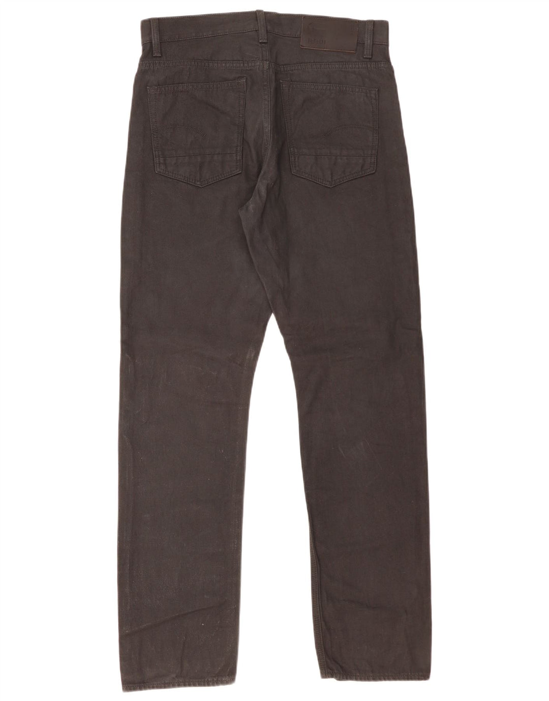 G-Star Mens Straight Jeans W31 L32 Black Cotton