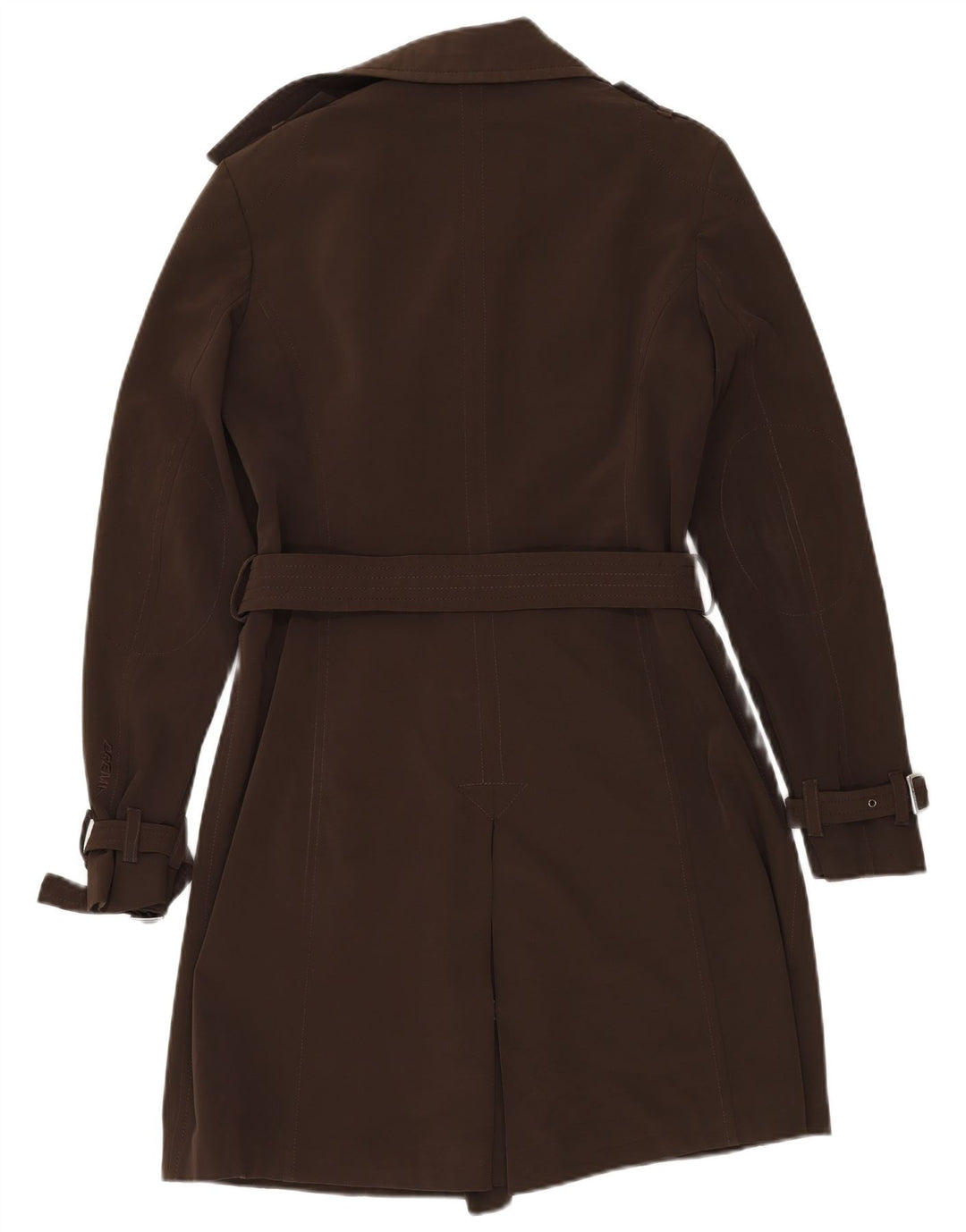 BREMA Womens Double Breasted Trench Coat IT 44 Medium Brown Polyester