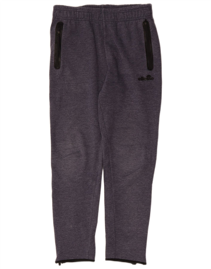 Ellesse Mens Tracksuit Trousers Medium Navy Blue Cotton