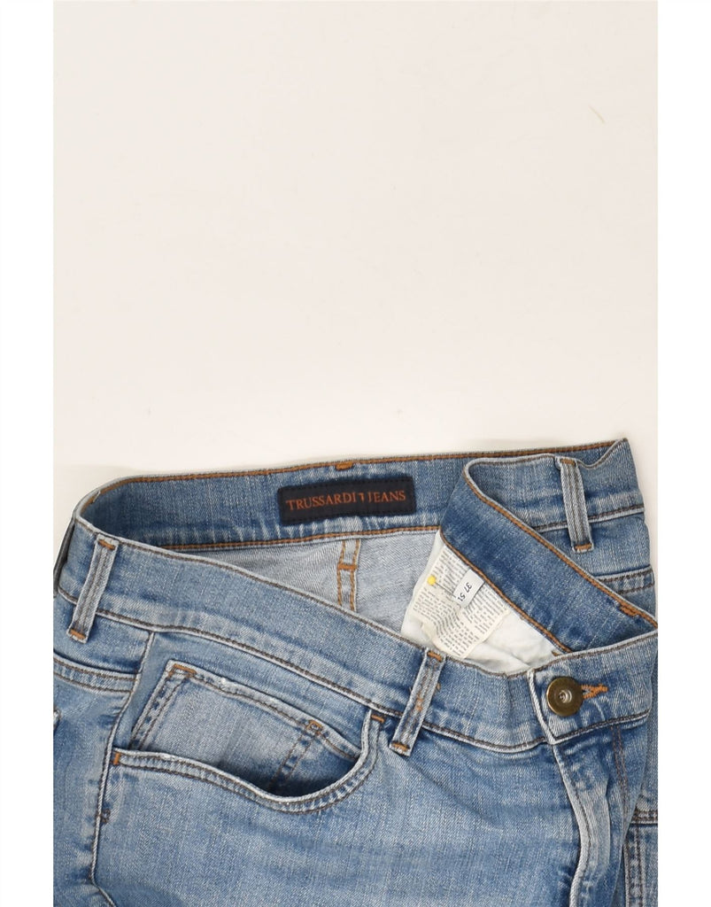 TRUSSARDI Mens Skinny Jeans W37 L33 Blue | Vintage Trussardi | Thrift | Second-Hand Trussardi | Used Clothing | Messina Hembry 