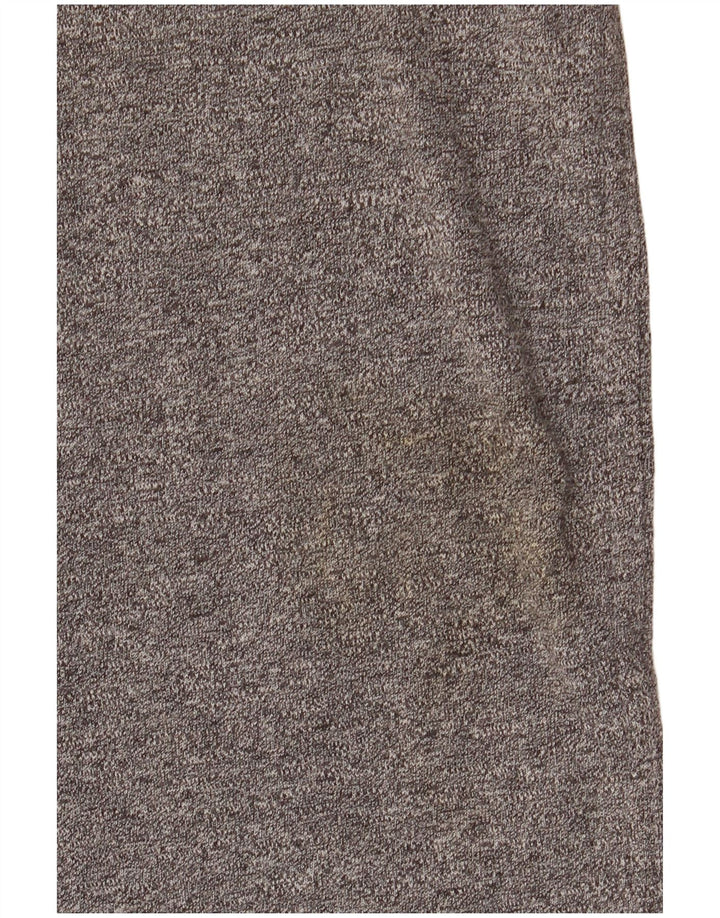 Superdry Mens Graphic T-Shirt Top Small Grey Flecked Cotton