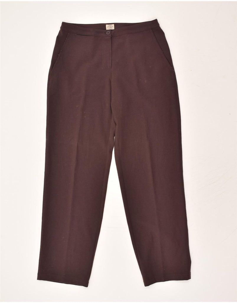 ARMANI Womens Tapered Casual Trousers IT 44 Medium W30 L32  Brown | Vintage Armani | Thrift | Second-Hand Armani | Used Clothing | Messina Hembry 