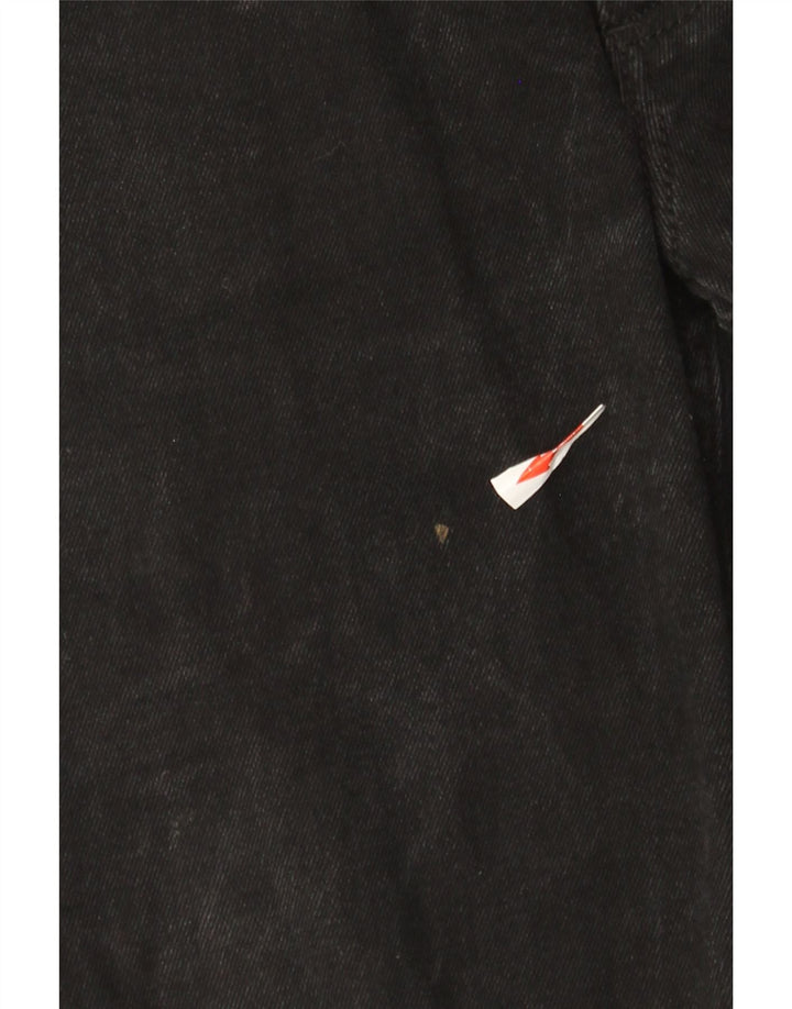 Wrangler Mens Regular Fit Straight Jeans W33 L32 Black Cotton