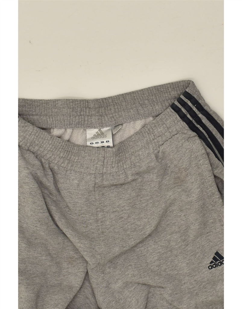 ADIDAS Mens Tracksuit Trousers Joggers Small Grey Cotton | Vintage Adidas | Thrift | Second-Hand Adidas | Used Clothing | Messina Hembry 