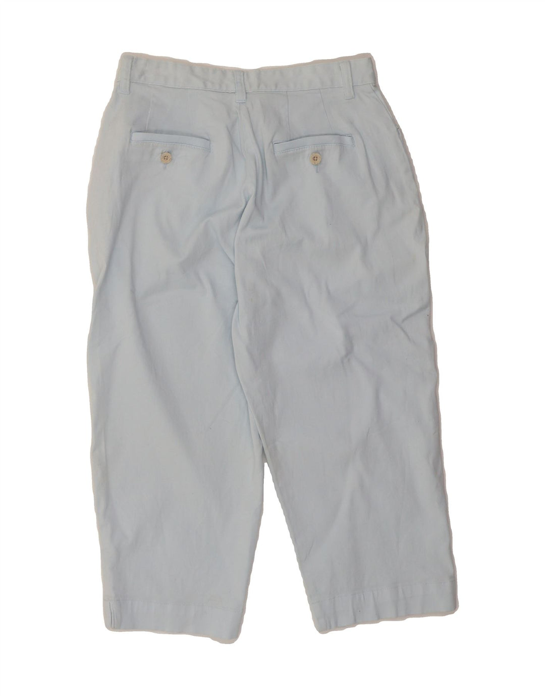 LEE Womens Khakis High Waist Capri Trousers US 8 Medium W28 L18 Blue Vintage Lee and Second-Hand Lee from Messina Hembry 