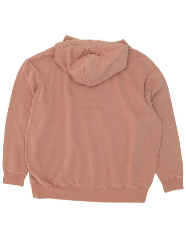 Nike Mens Loose Fit Hoodie Jumper Large Pink Cotton