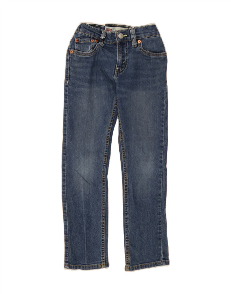 LEVI'S Boys 511 Slim Jeans 7-8 Years W24 L25 Blue Cotton Vintage Levi's and Second-Hand Levi's from Messina Hembry 
