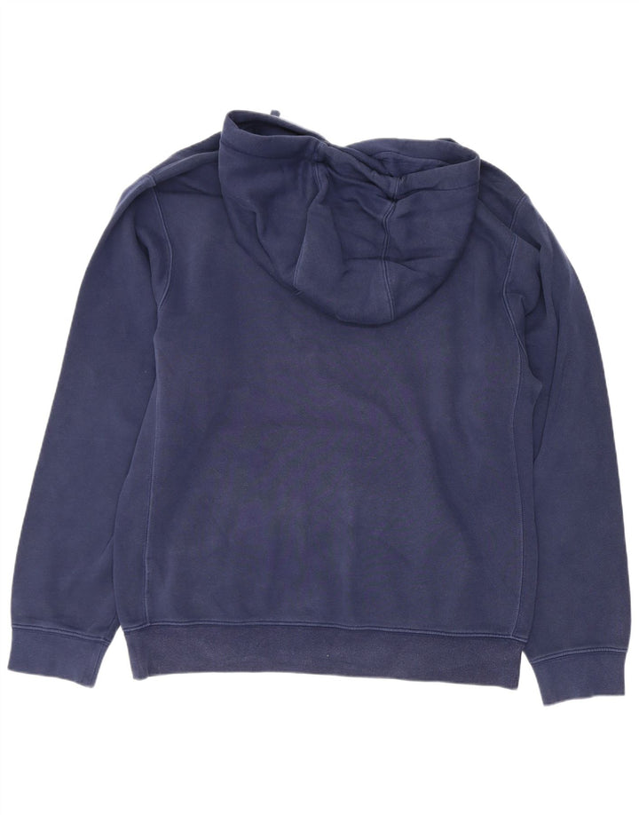 Nike Mens Hoodie Jumper Small Navy Blue Cotton