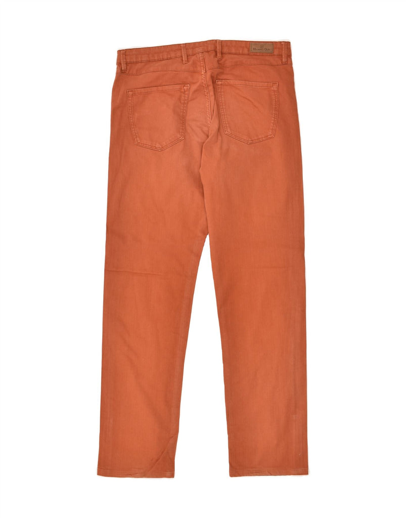 MASSIMO DUTTI Mens Slim Jeans W31 L30  Orange Cotton | Vintage Massimo Dutti | Thrift | Second-Hand Massimo Dutti | Used Clothing | Messina Hembry 