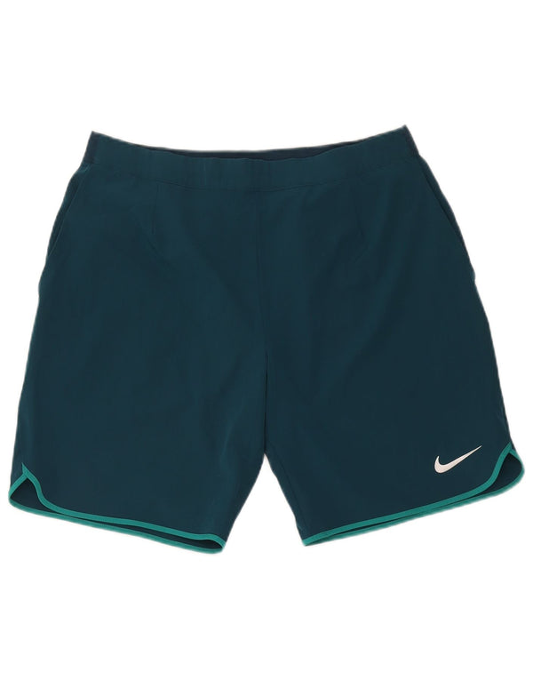 Nike Mens Dri Fit Sport Shorts Large Green Polyester