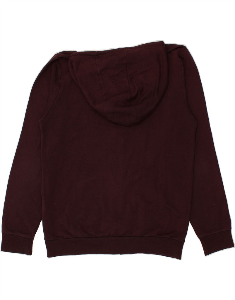 VOLCOM Mens Graphic Zip Hoodie Sweater Medium Maroon Cotton | Vintage Volcom | Thrift | Second-Hand Volcom | Used Clothing | Messina Hembry 