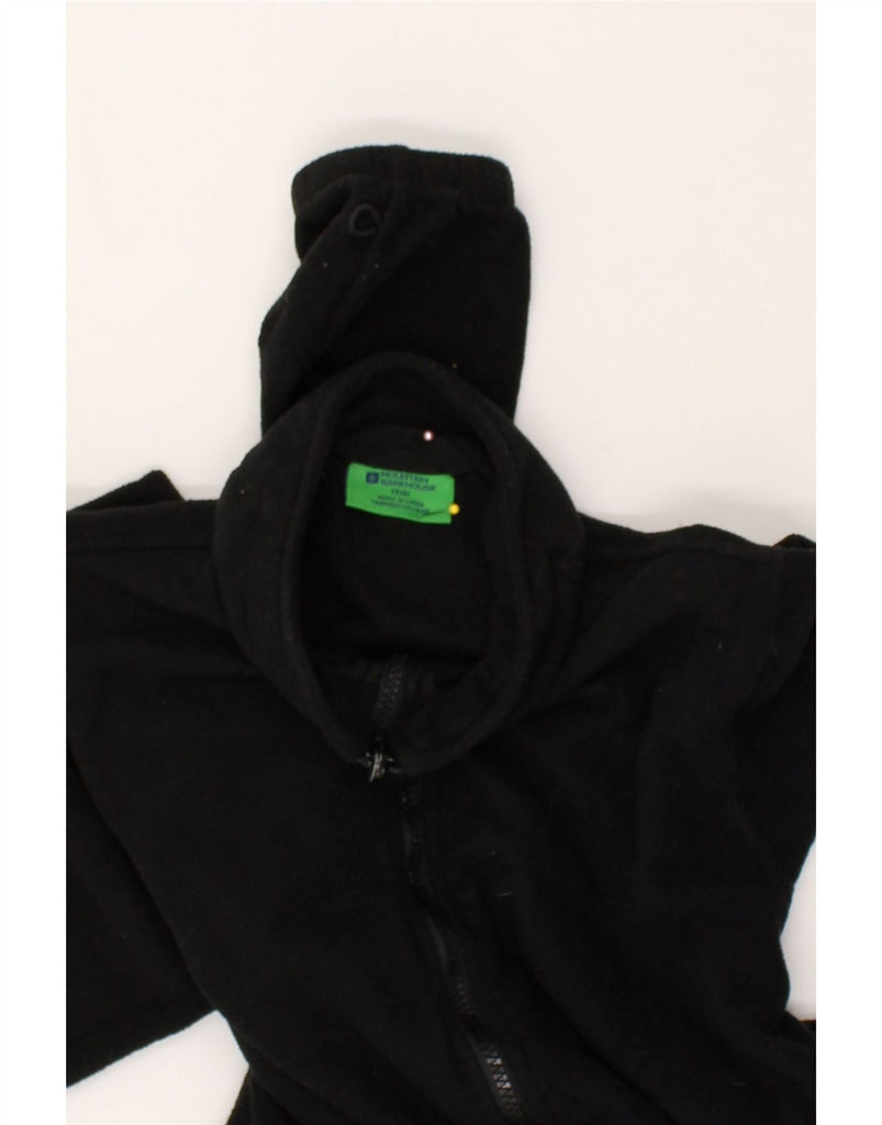 MOUNTAIN WAREHOUSE Boys Fleece Jacket 12-13 Years Black Polyester | Vintage Mountain Warehouse | Thrift | Second-Hand Mountain Warehouse | Used Clothing | Messina Hembry 