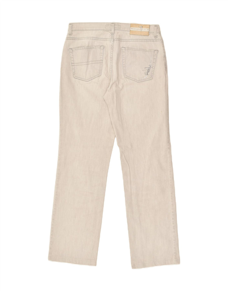 TRUSSARDI Womens Straight Jeans W30 L30 Grey Cotton | Vintage Trussardi | Thrift | Second-Hand Trussardi | Used Clothing | Messina Hembry 