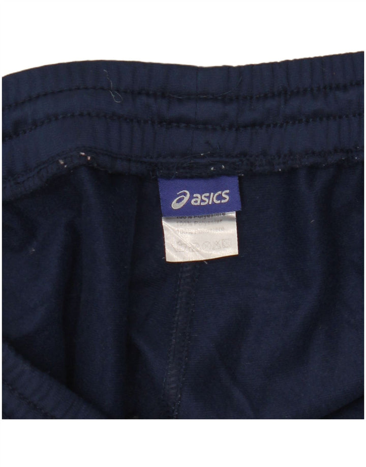 Asics Mens Tracksuit Trousers 2XL  Navy Blue Polyester