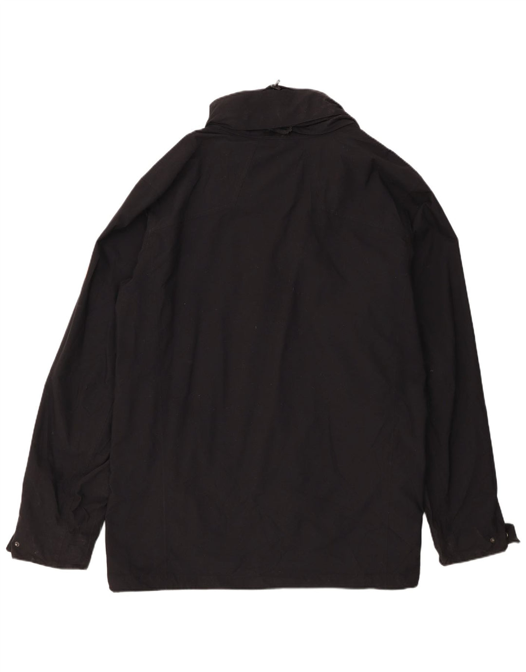 Jack Wolfskin Mens Windbreaker Jacket UK 50 3XL Black Polyamide