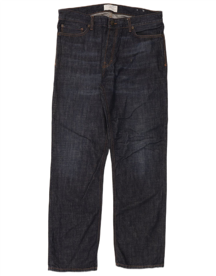 Fat Face Mens Straight Jeans W34 L32 Blue Cotton